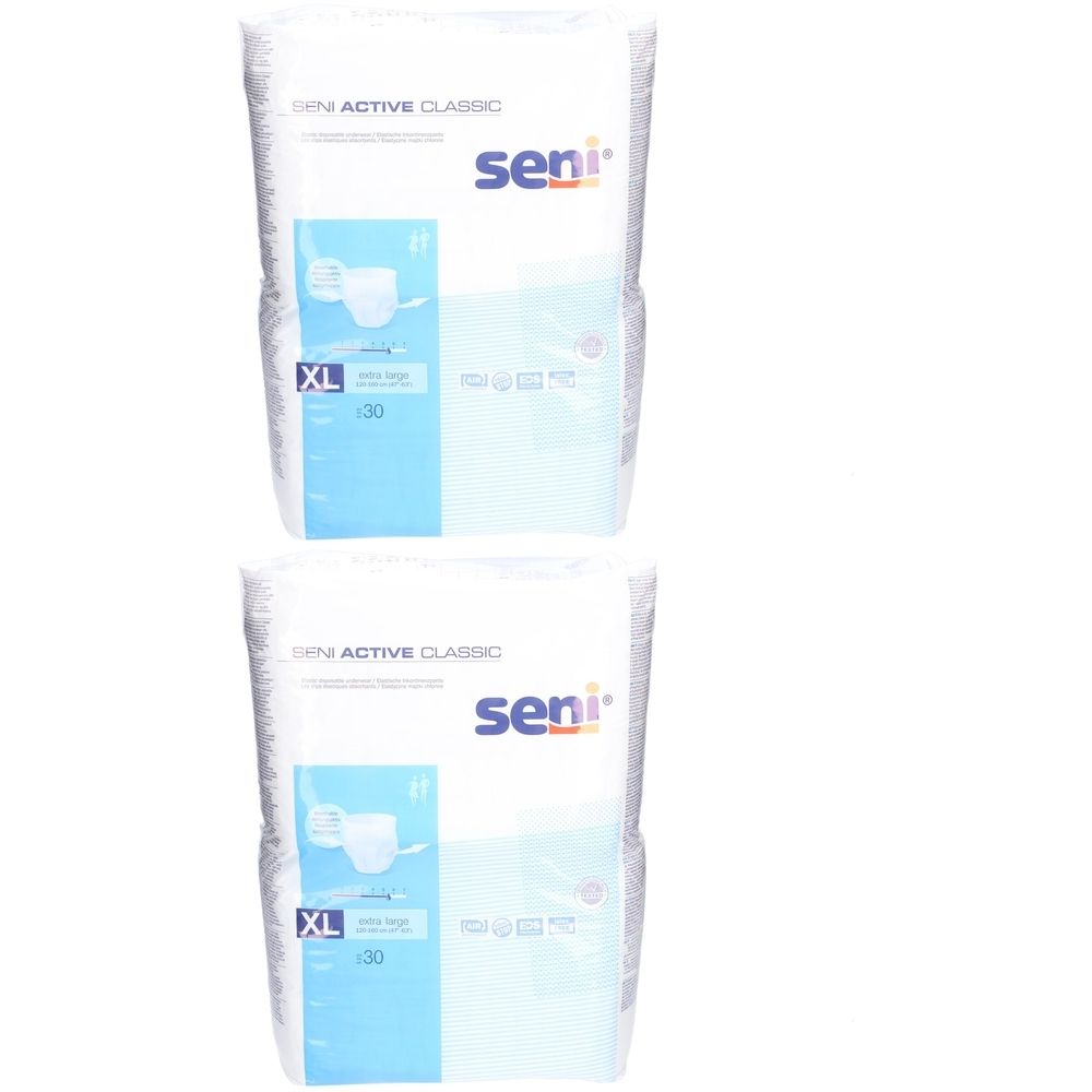 Seni Active Klassische Elastische Einweg-Unterwäsche XL