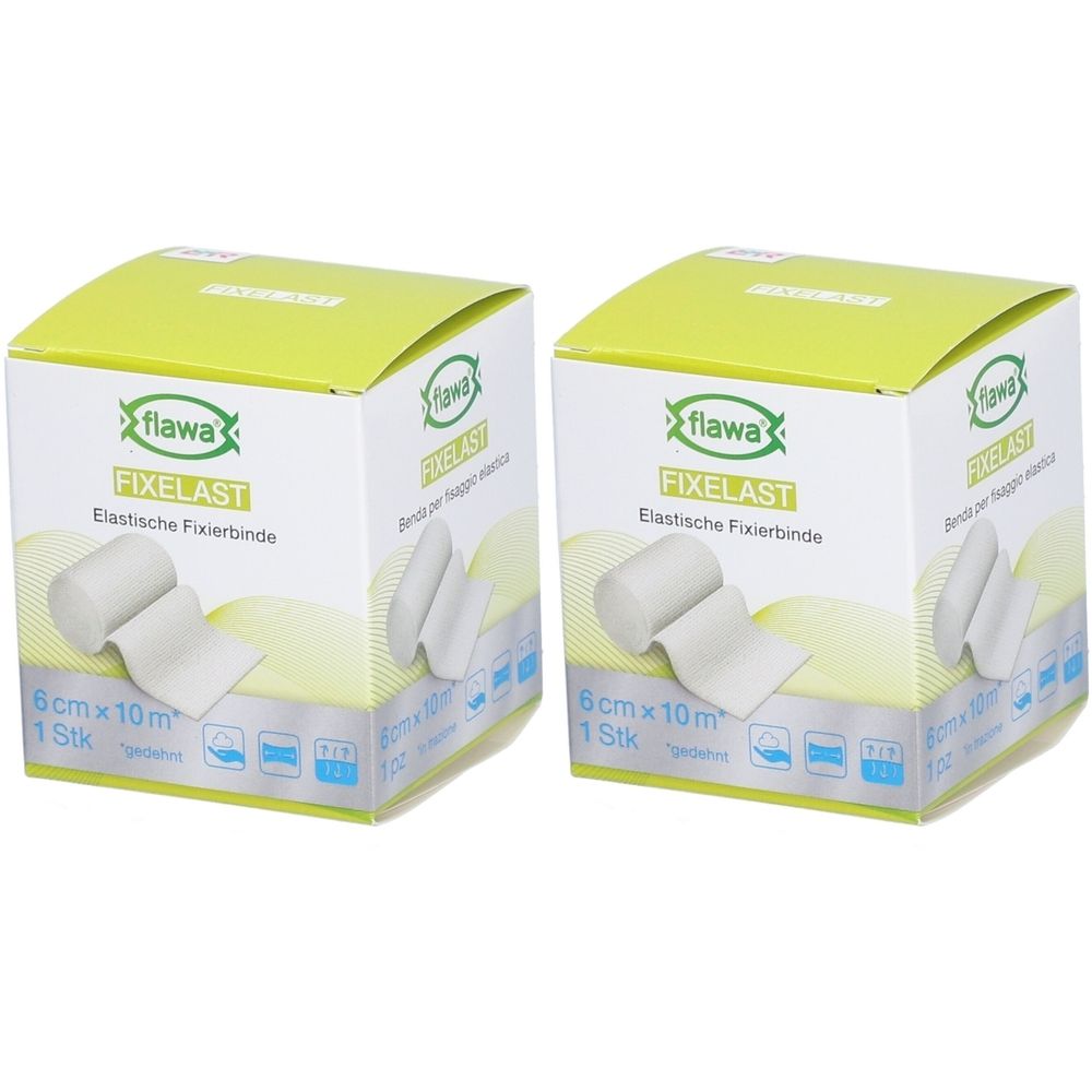 Flawa Fixelast elastische Fixierbinde 6cmx10m