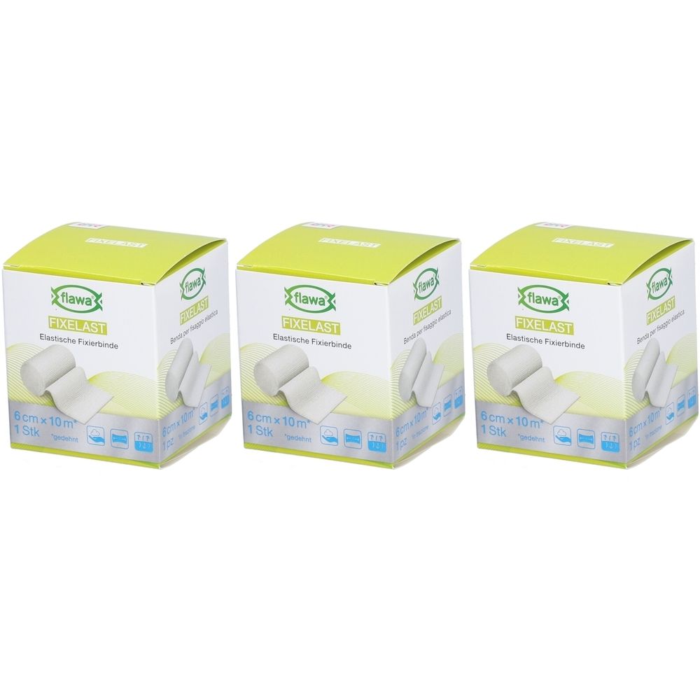 Flawa Fixelast elastische Fixierbinde 6cmx10m