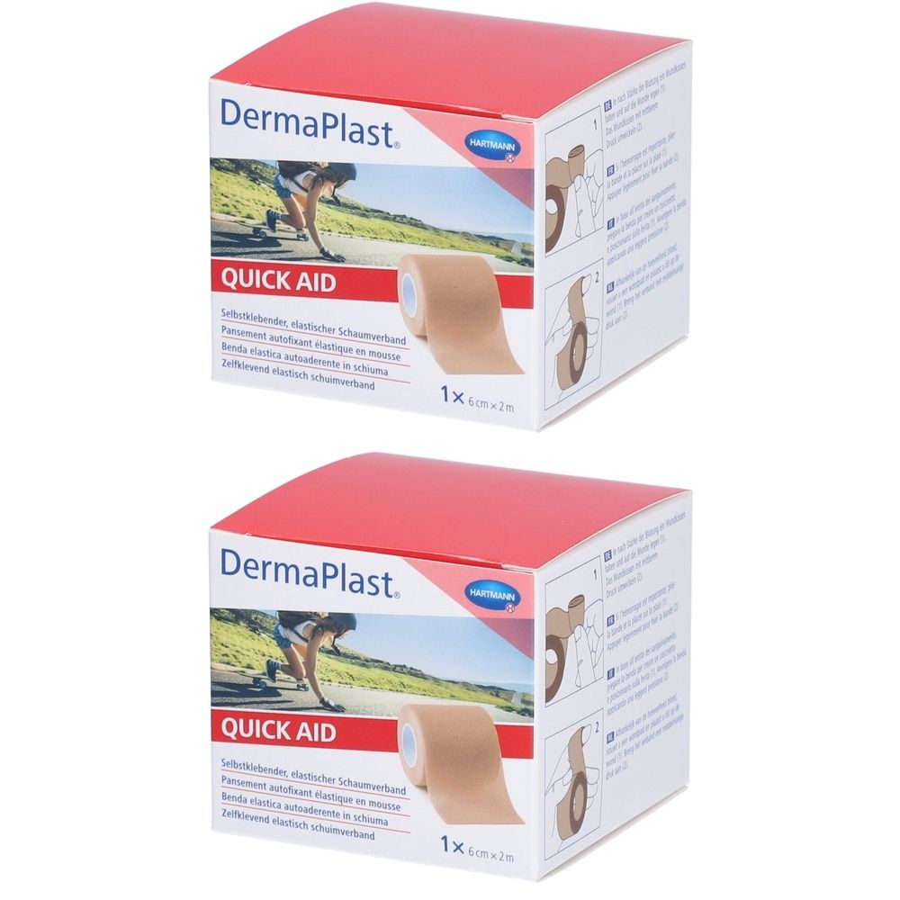 Hartmann Dermaplast® Quick Aid Wundabdeckverband 6 cm x 2 m beige