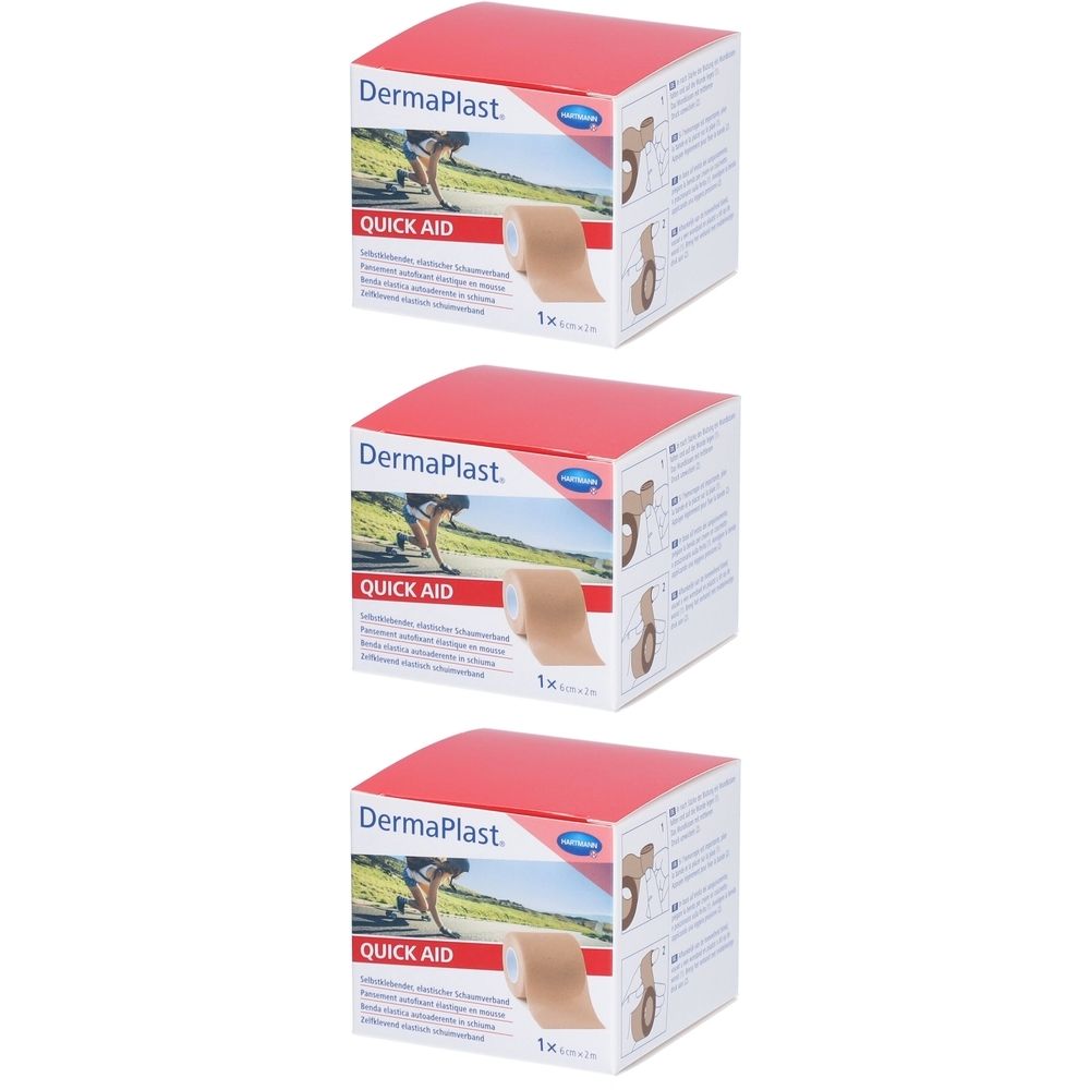 Hartmann Dermaplast® Quick Aid Wundabdeckverband 6 cm x 2 m beige