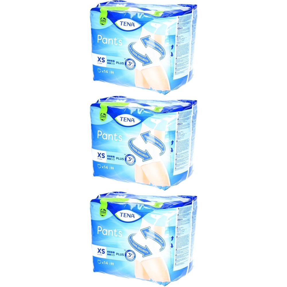 Tena Pants Plus - Saugfähige Unterwäsche Größe XS
