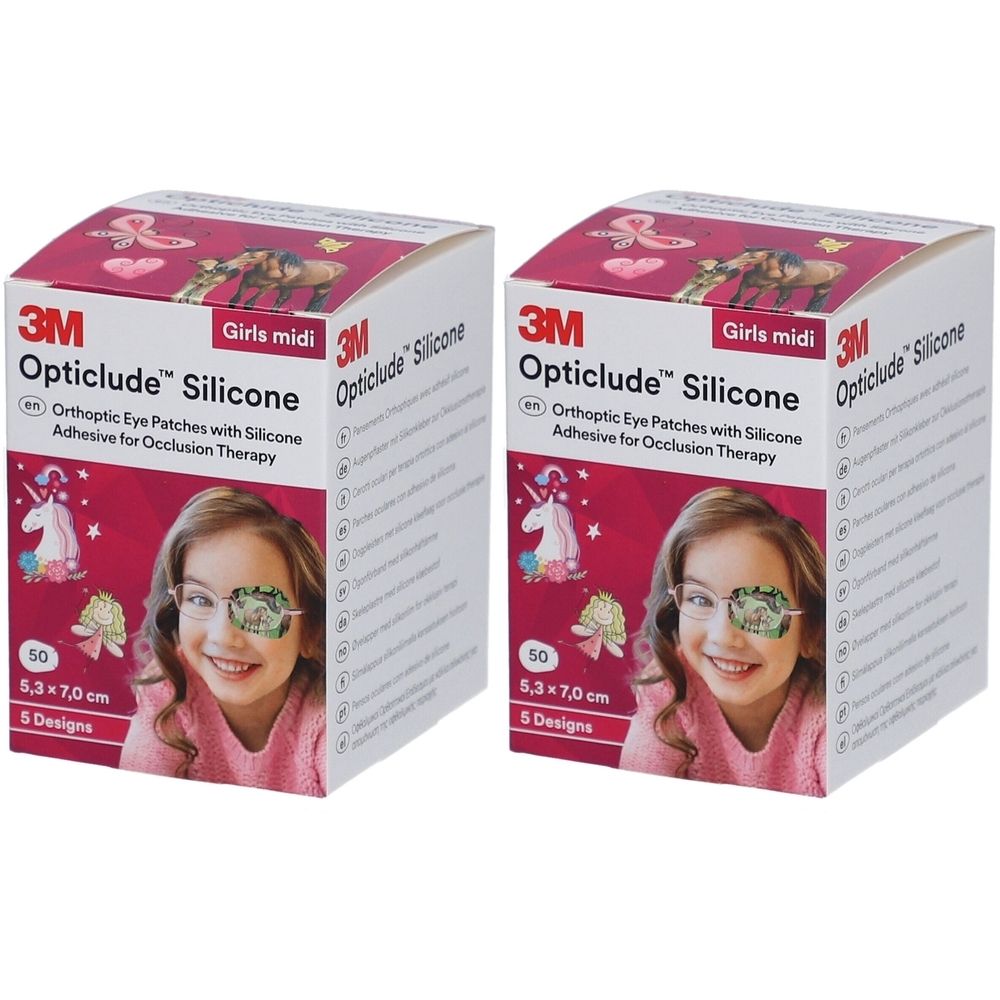3M Opticlude Silikon-Augenpflaster 5.3 x 7 cm - Girls Midi