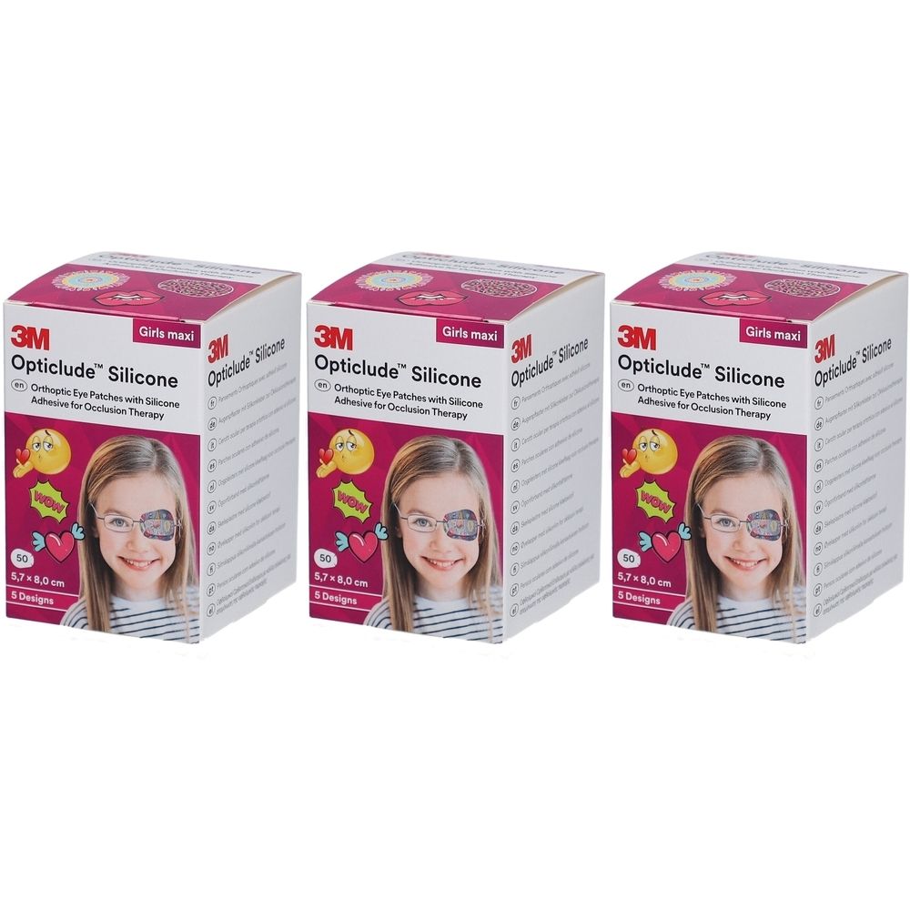 3M Opticlude Silikon-Augenpflaster 5.7 x 8 cm - Girls Maxi