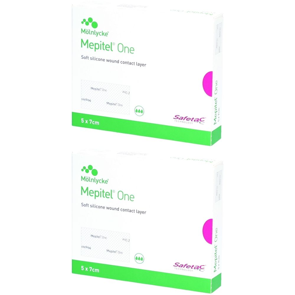 Mölnlycke® Mepitel® One - Silikonisiertes Interface-Pflaster 5 x 7 cm