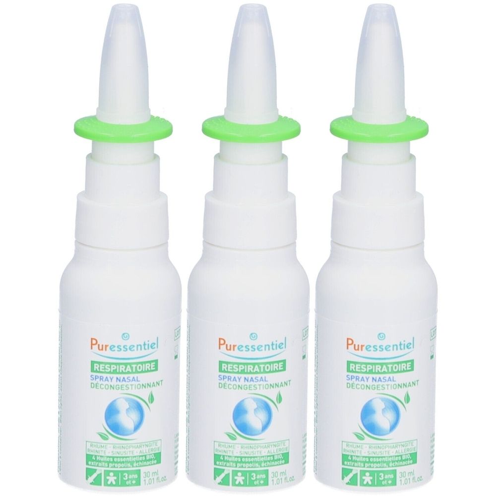 Puressentiel Respiratoire Abschwellendes Nasenspray Allergien mit BIO-Ölen - 30 ml
