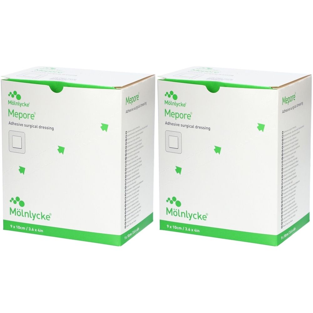 Mölnlycke® Mepore® Chirurgischer Heftpflasterverband 10 x 9 cm