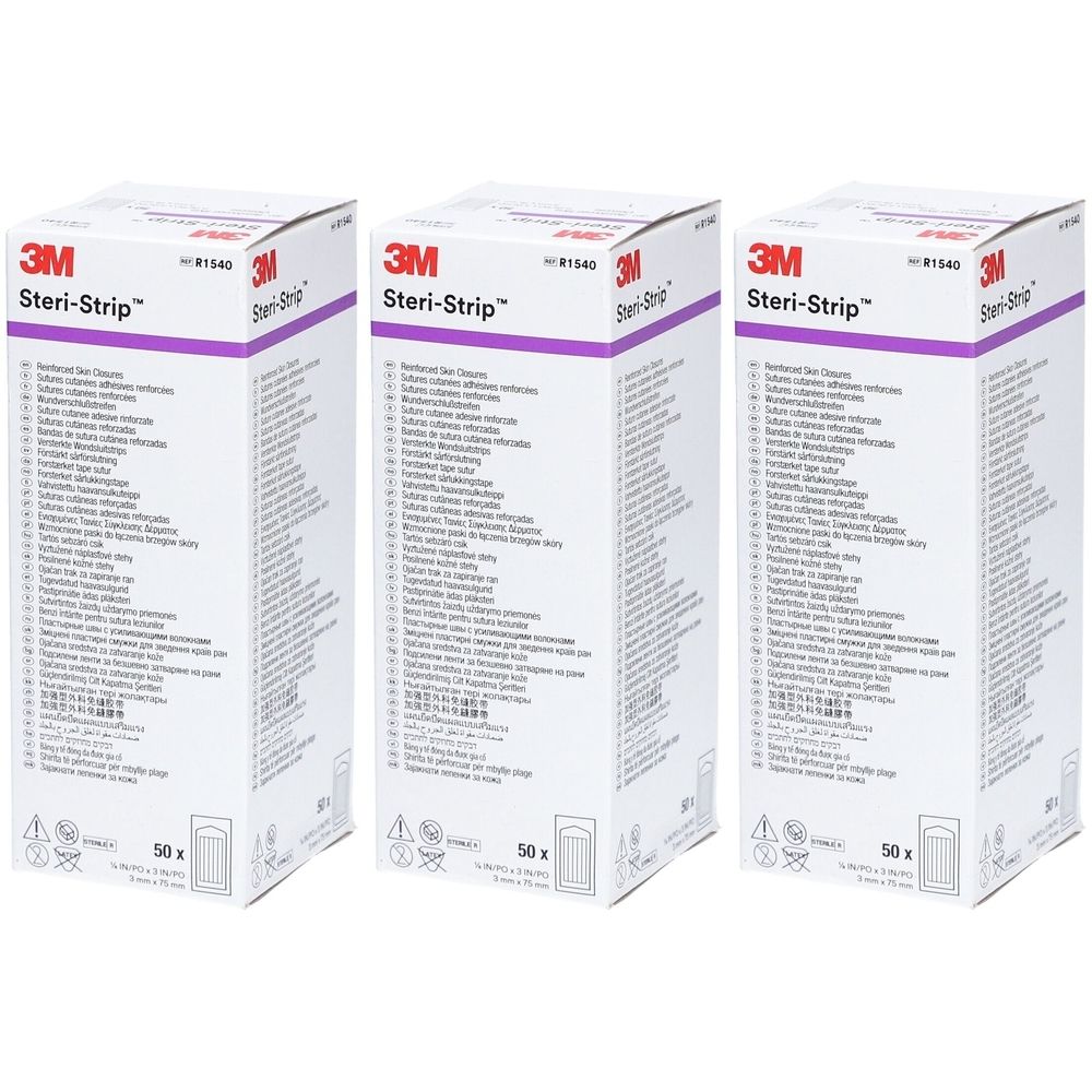 3M™ Steri-Strip™ Selbstklebende Hautnähte (0,3 x 7,5 cm) 1540