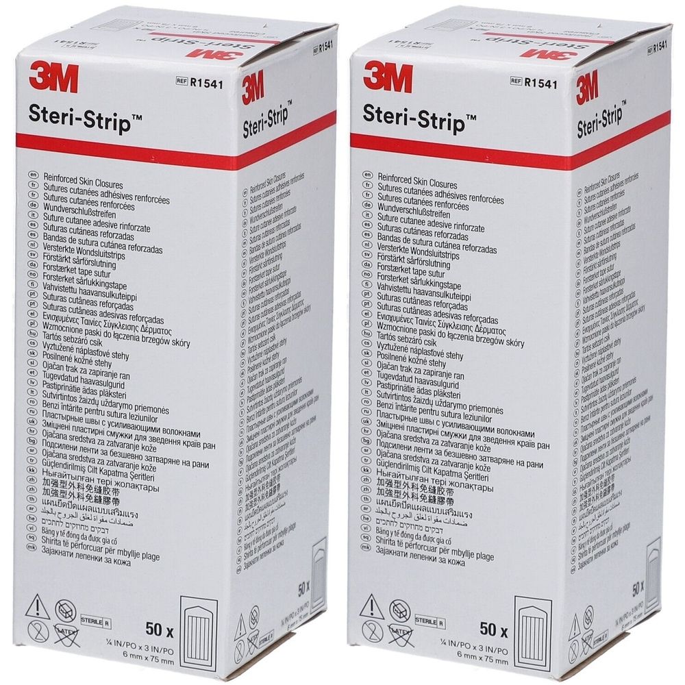 3M Steri-Strip™ Steriles selbstklebendes Hautnahtmaterial 6 x 75 mm Chair