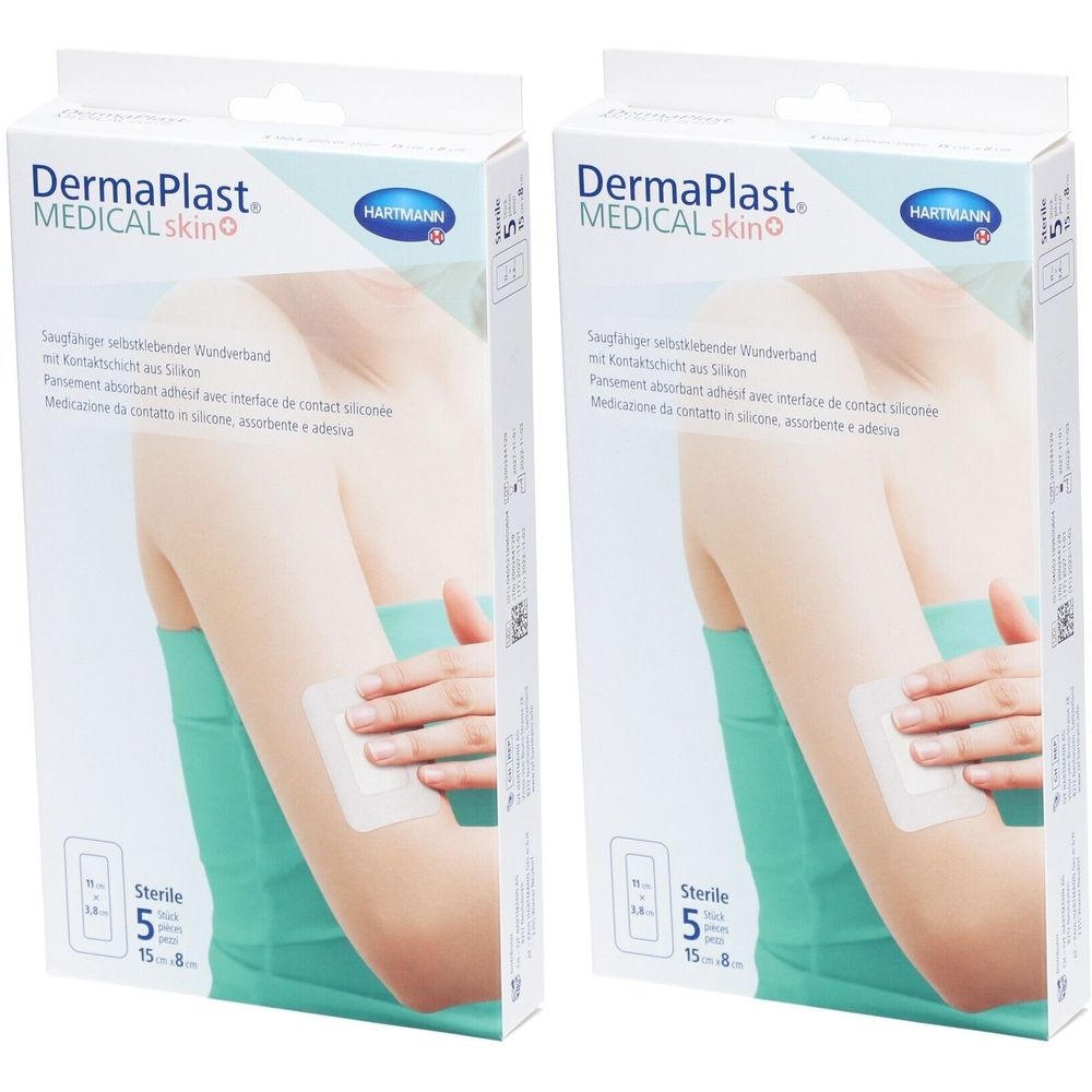 Hartmann Dermaplast® Medical Skin+ Vlies-Pflaster 15 x 8 cm