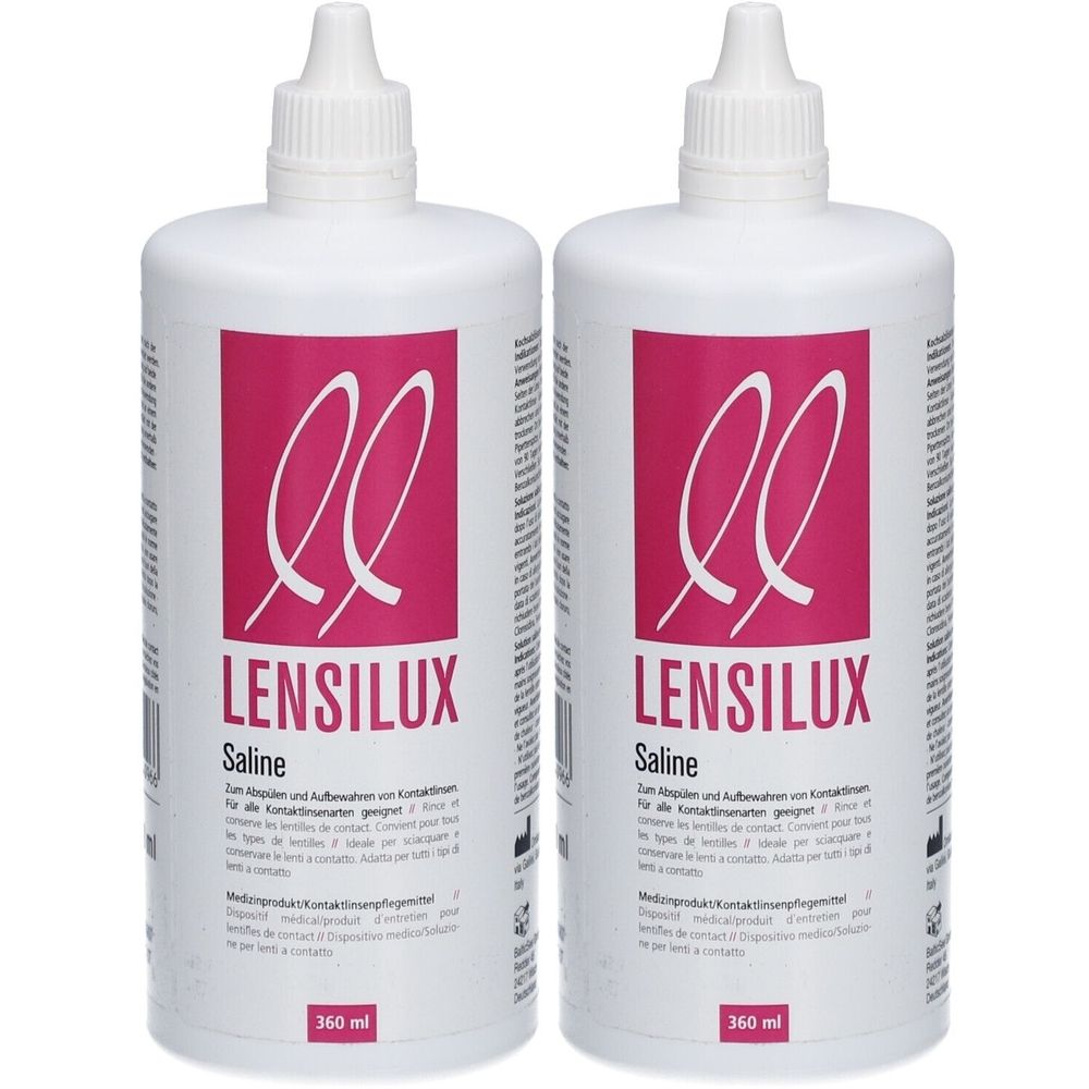 Lensilux Saline Kochsalzlösung für Kontaktlinsen