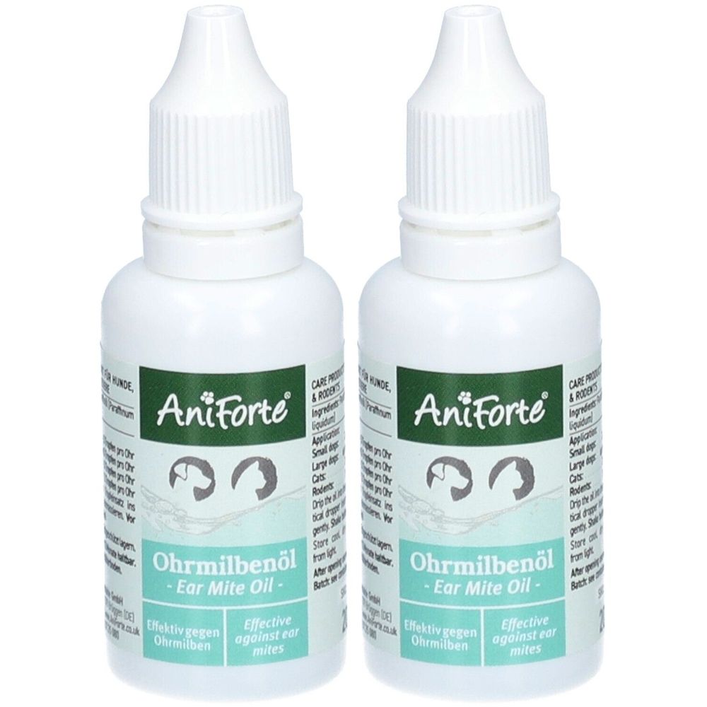 Aniforte® Anti-Ohrmilben-Öl - Hunde und Katzen