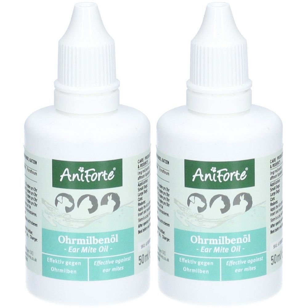 Aniforte® Anti-Ohrmilben-Öl - Hunde und Katzen