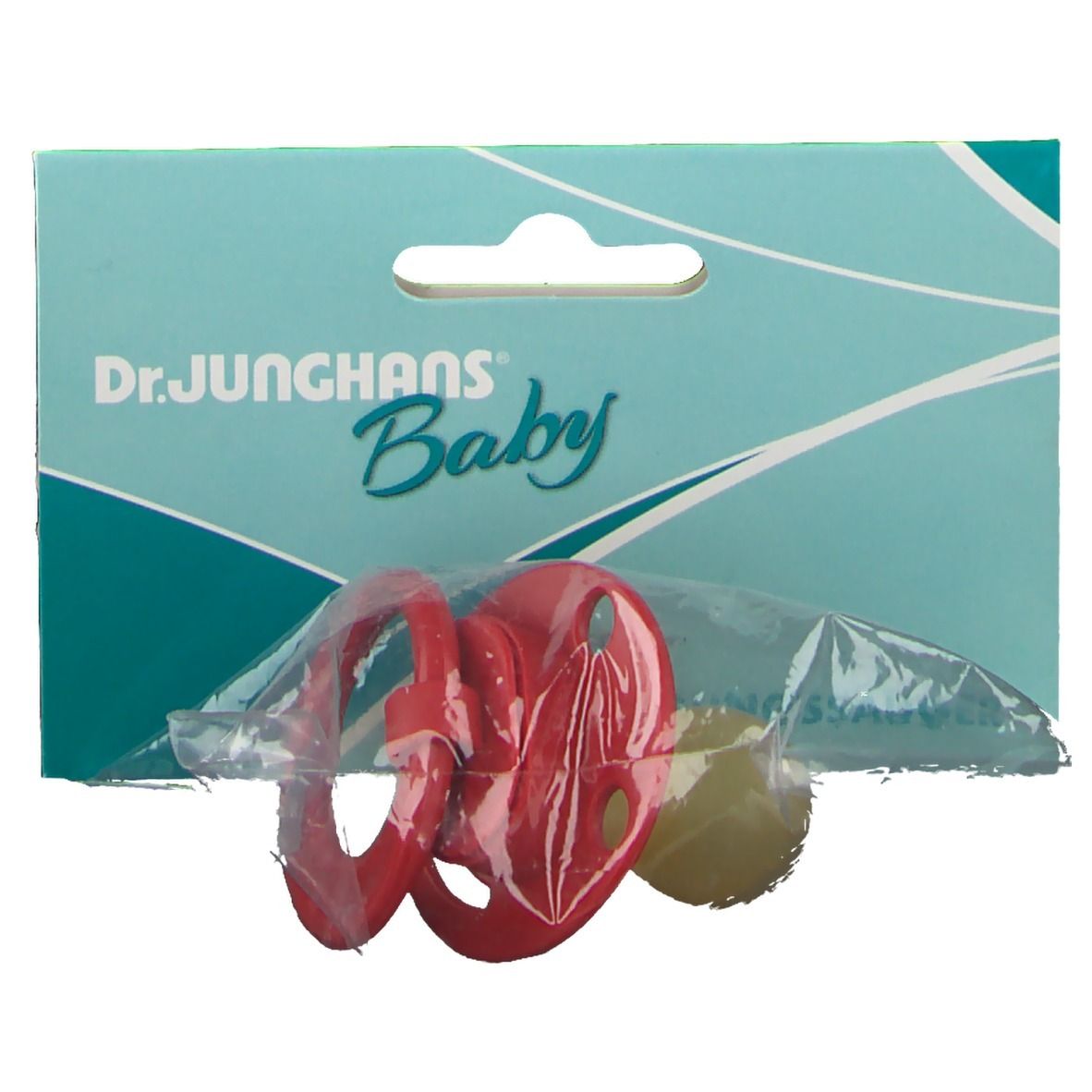 Dr. Junghans® Beruhigungssauger kirschform Latex ab 6 Monate rot