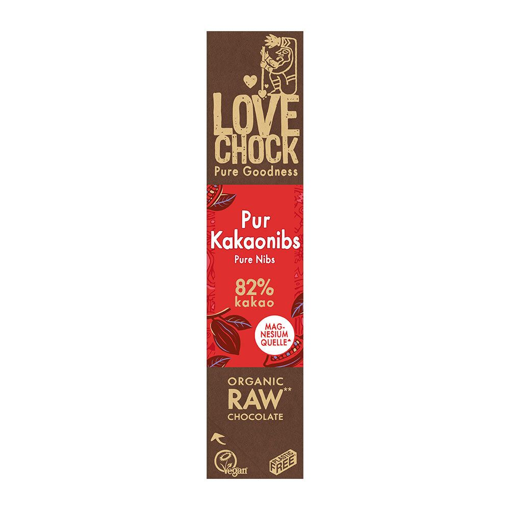 Lovechock Pur Kakaonibs 82% Kakao