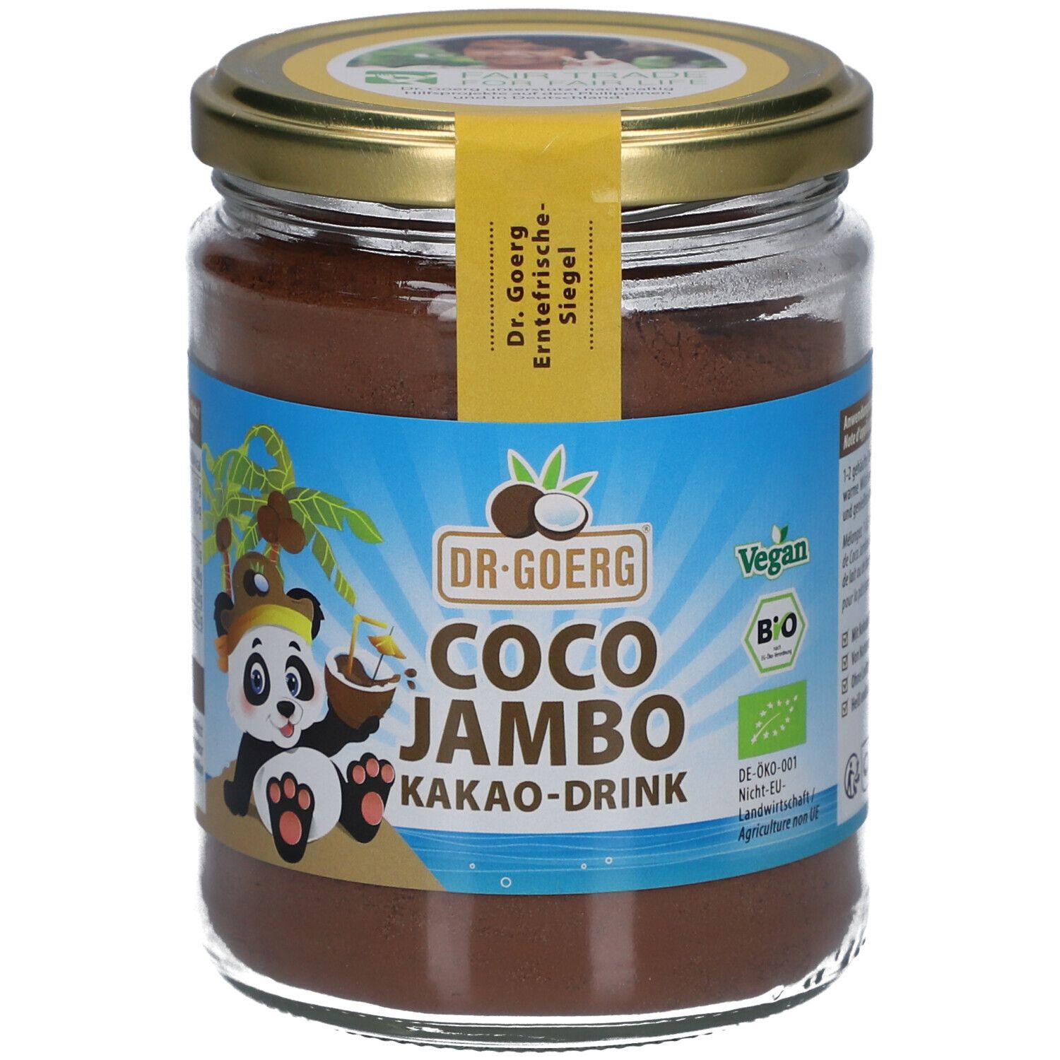 Coco Jambo – Bio-Kakao mit Kokosblütenzucker