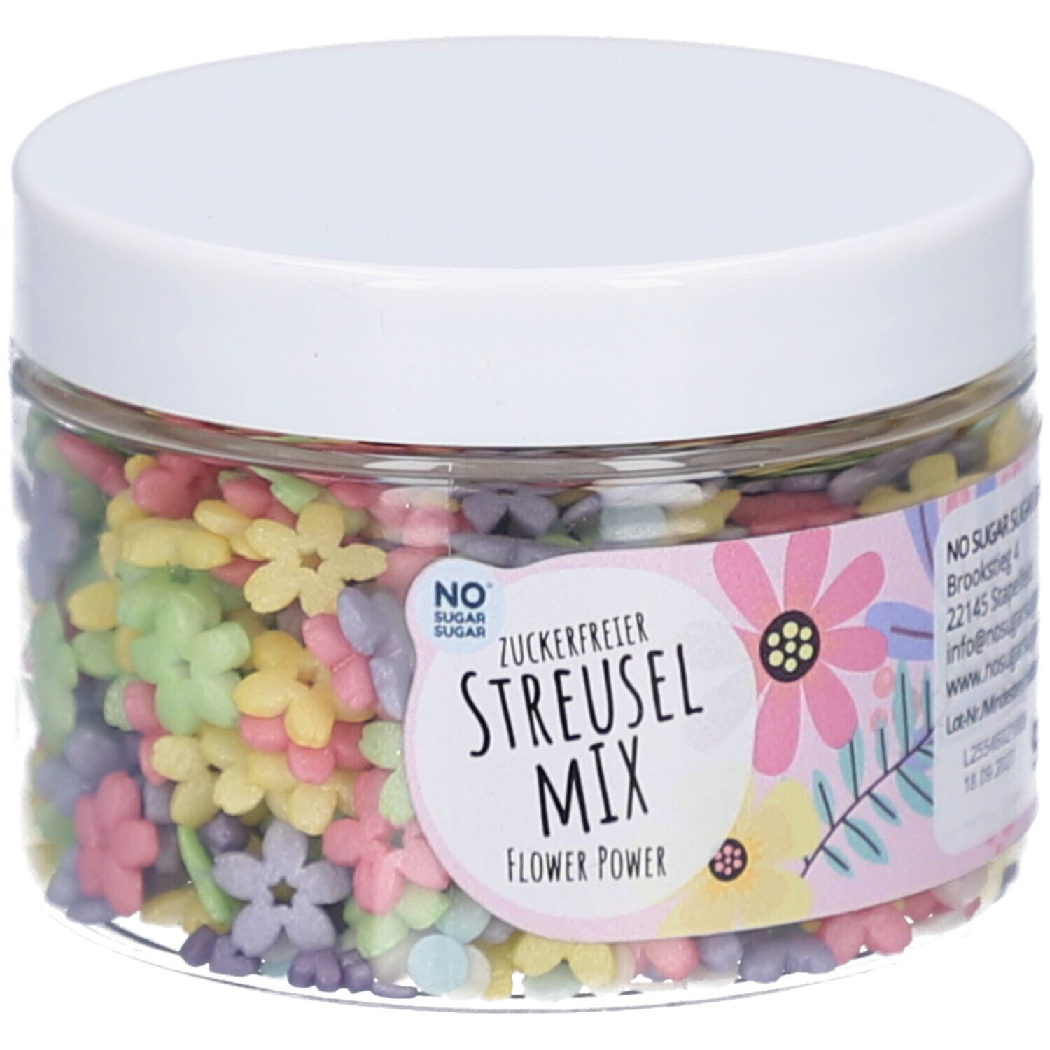 NO Sugar Sugar Streuselmix Flower Power