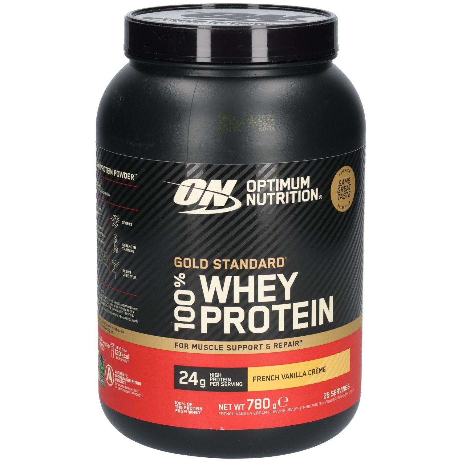 Optimum Nutrition® Gold Standard 100% Whey Protein Powder French Vanilla Crème