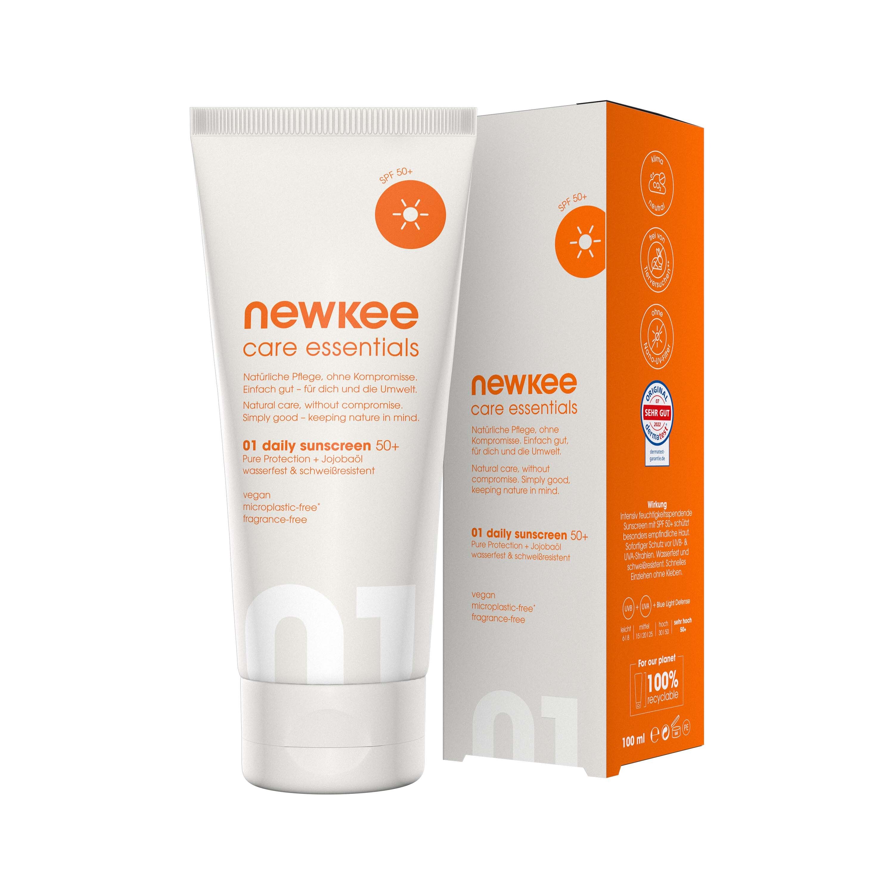 newkee care essentials Daily Sunscreen 50+