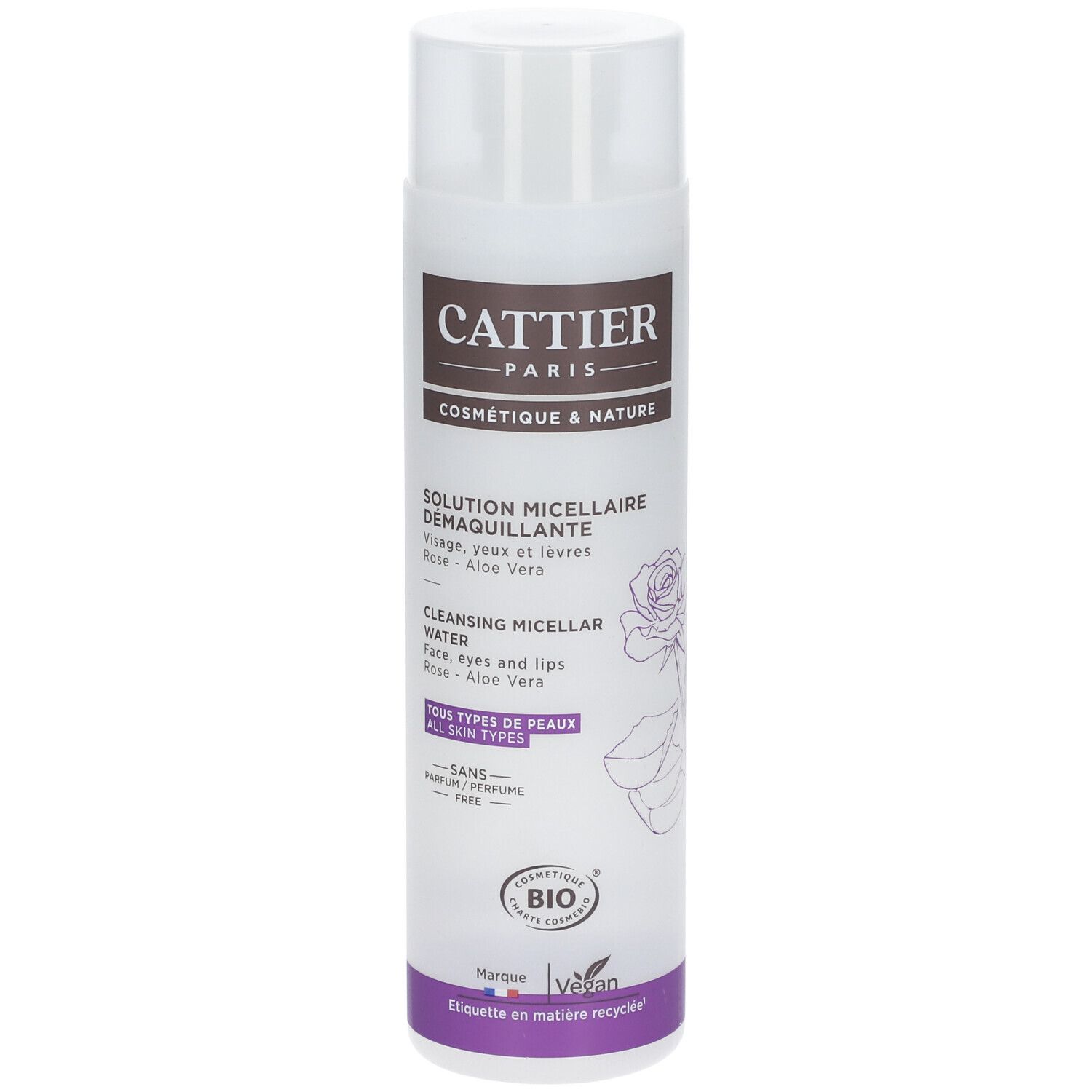 Cattier Micellar Lösung Make-up Entferner Bio Wasserperle