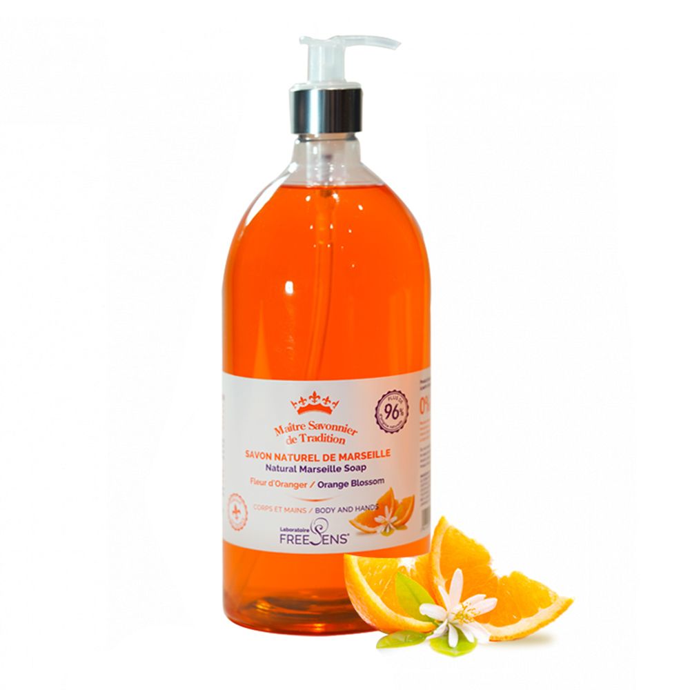 Freesens Marseiller Seife Orangenblüte 1 Liter