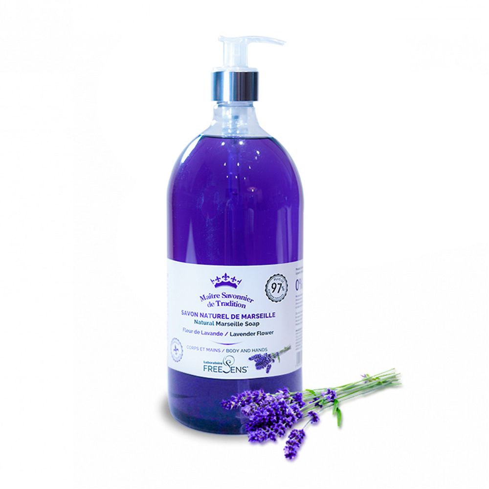 Freesens Savon de Marseille Lavendelblüte 1 Liter