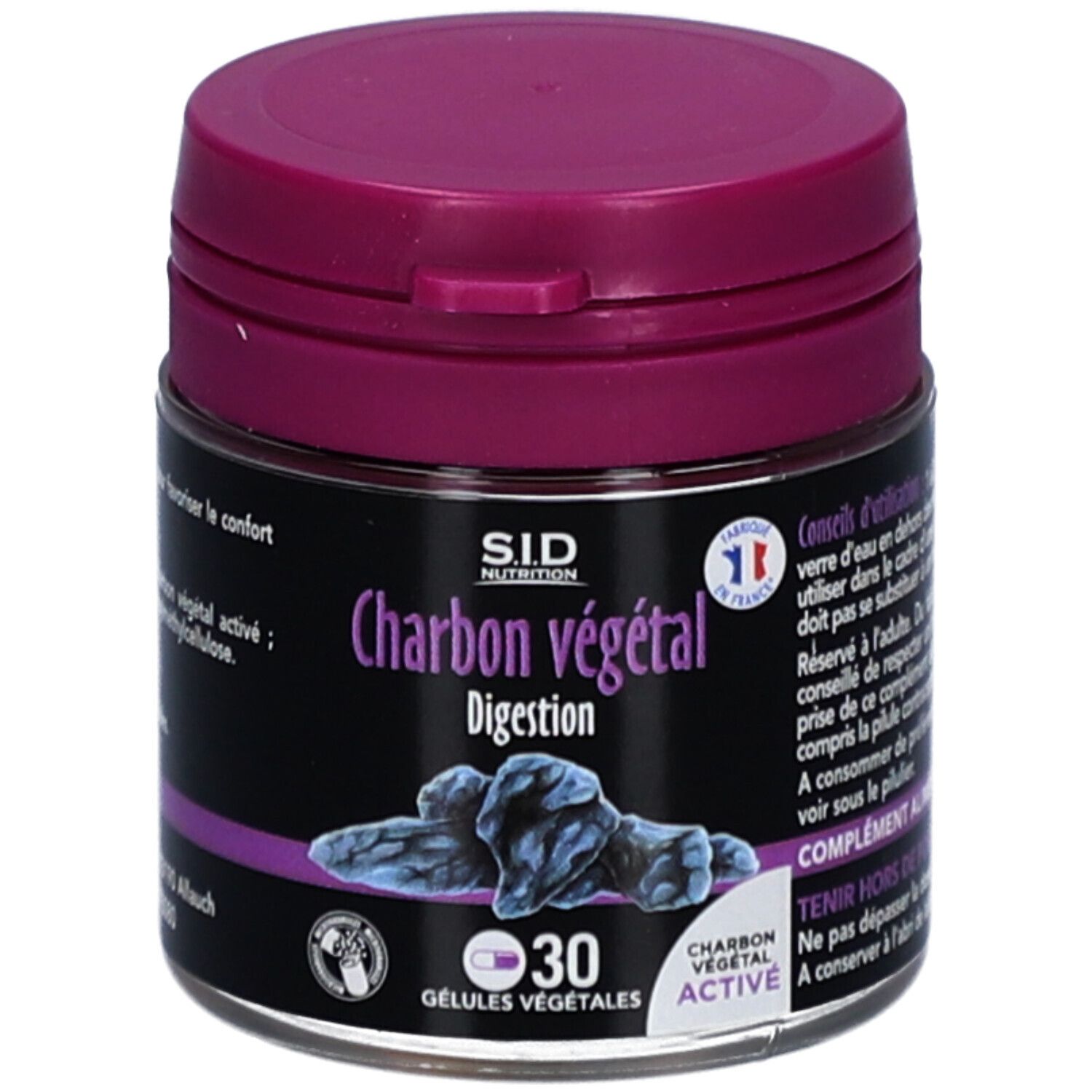 SID Nutrition Charbon végétal
