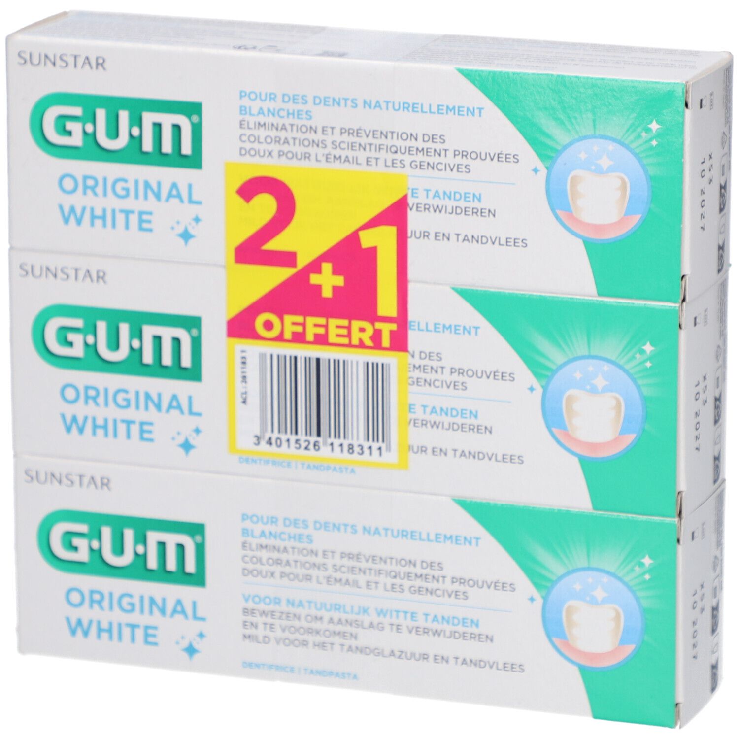 Gum® Original White Zahnpasta