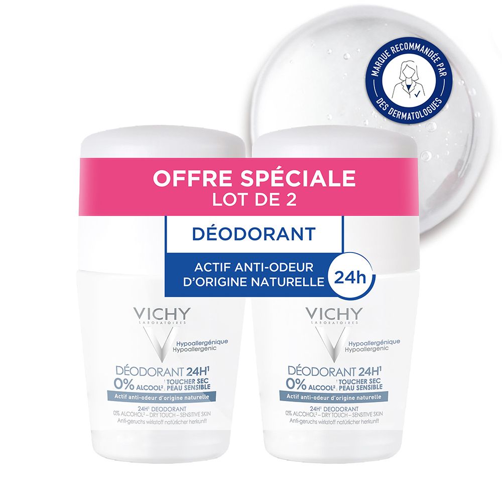 Vichy Deodorant 24H ohne Aluminiumsalze - Roll-on