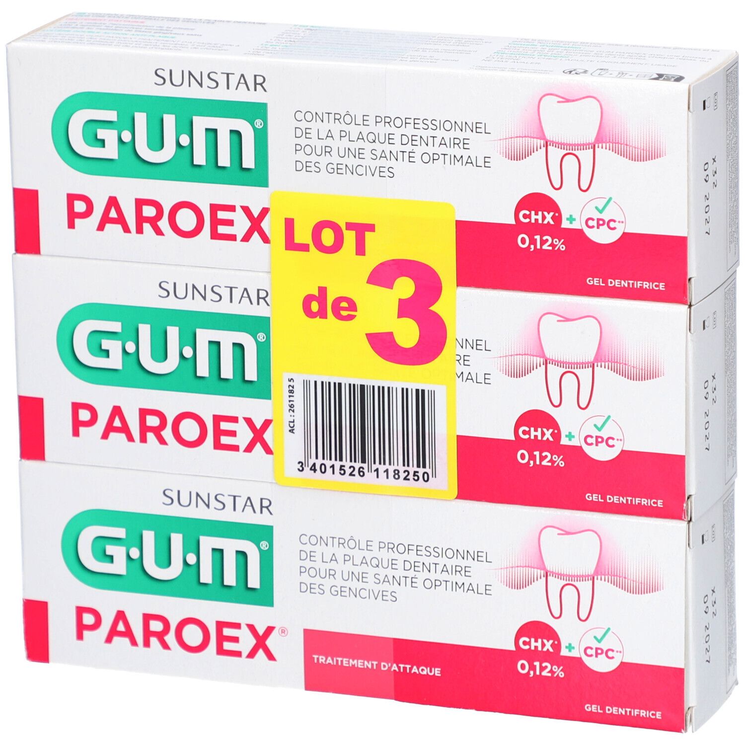 Gum® Paroex® Zahnpasta Anti-Plaque