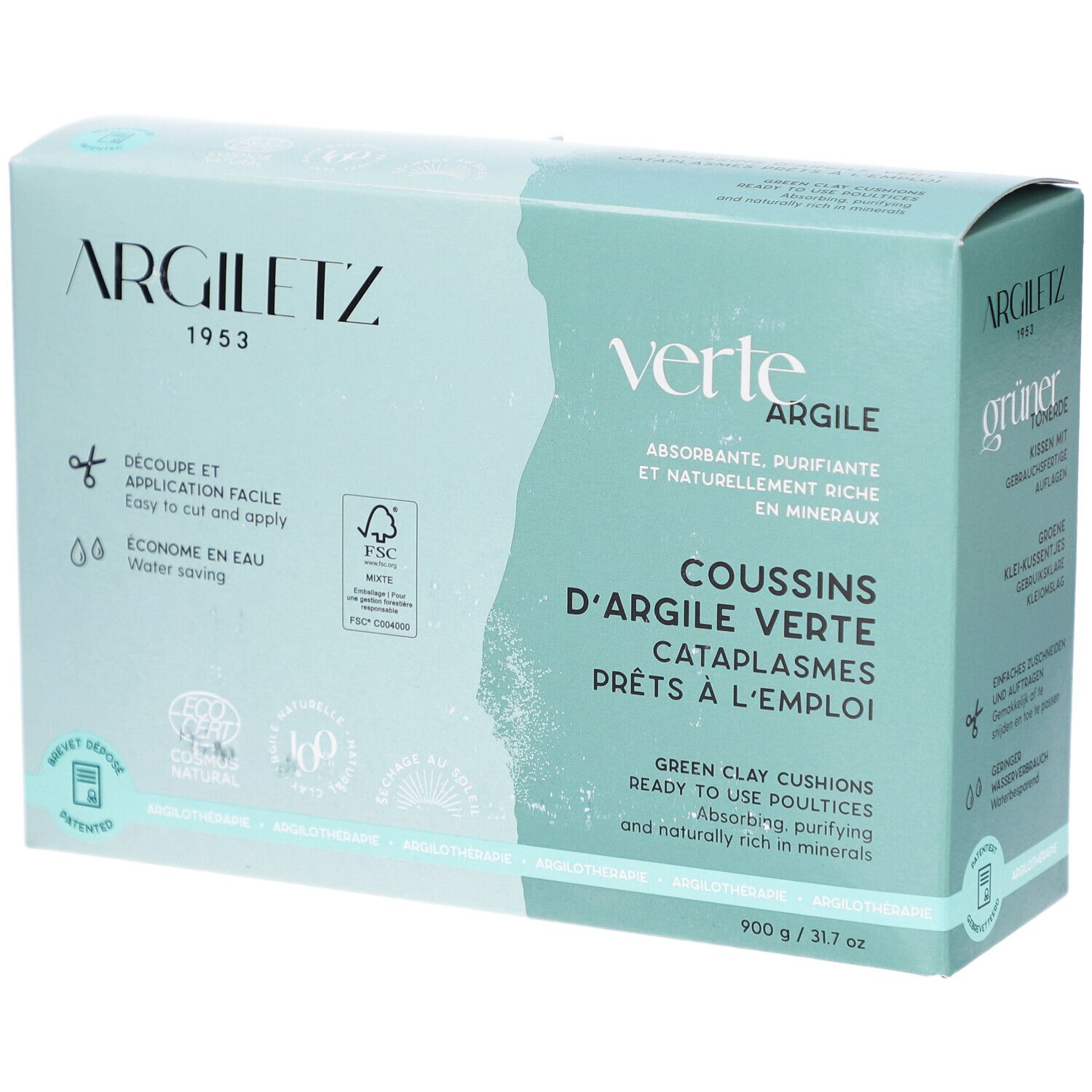 Argiletz Grüne Tonkissen