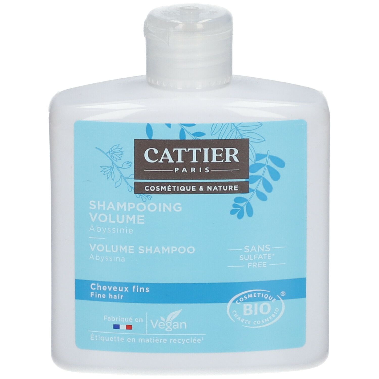 Cattier Volume Shampoo - 0% feines Haar auswaschen