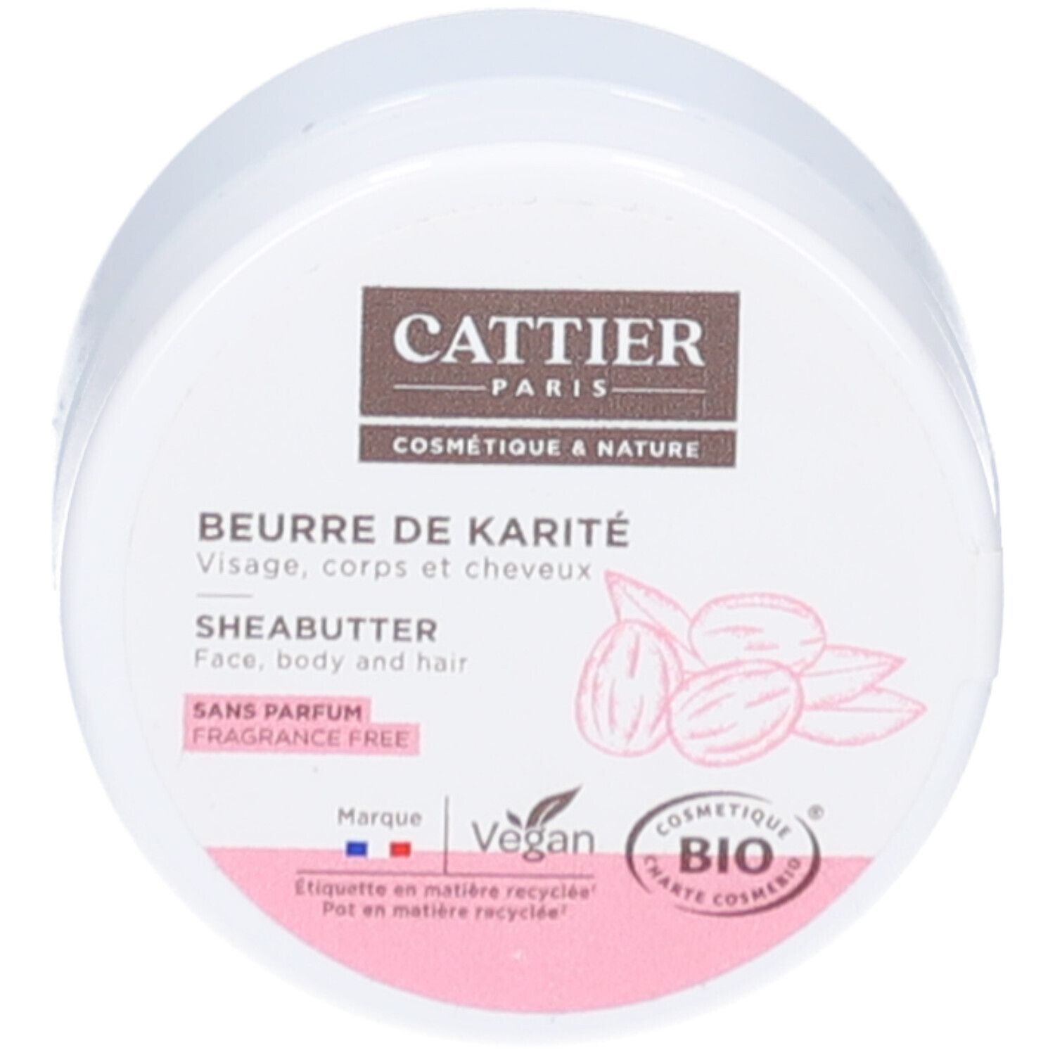 Cattier-Sheabutter 100% biologisch