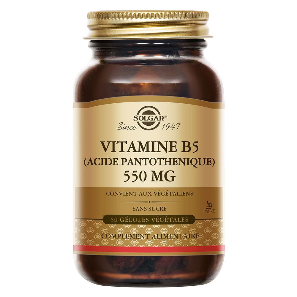 Solgar Vitamin B5 550 mg