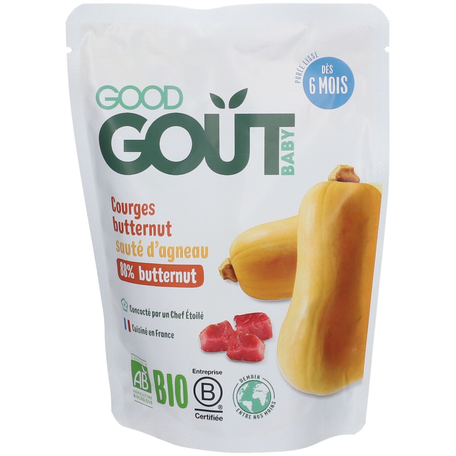 Good Goût Babybrei Butternut-Kürbis Lammsteak