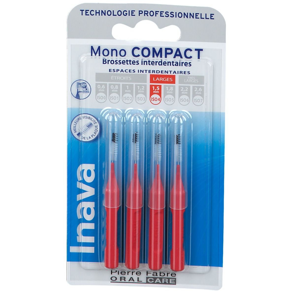 Inava Mono Compact Interdentalbürsten L 1,5 mm