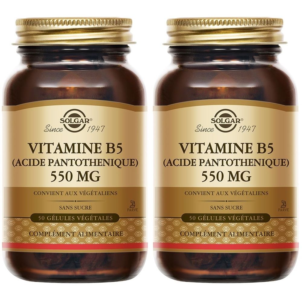 Solgar Vitamine B5 - Energie - Müdigkeit