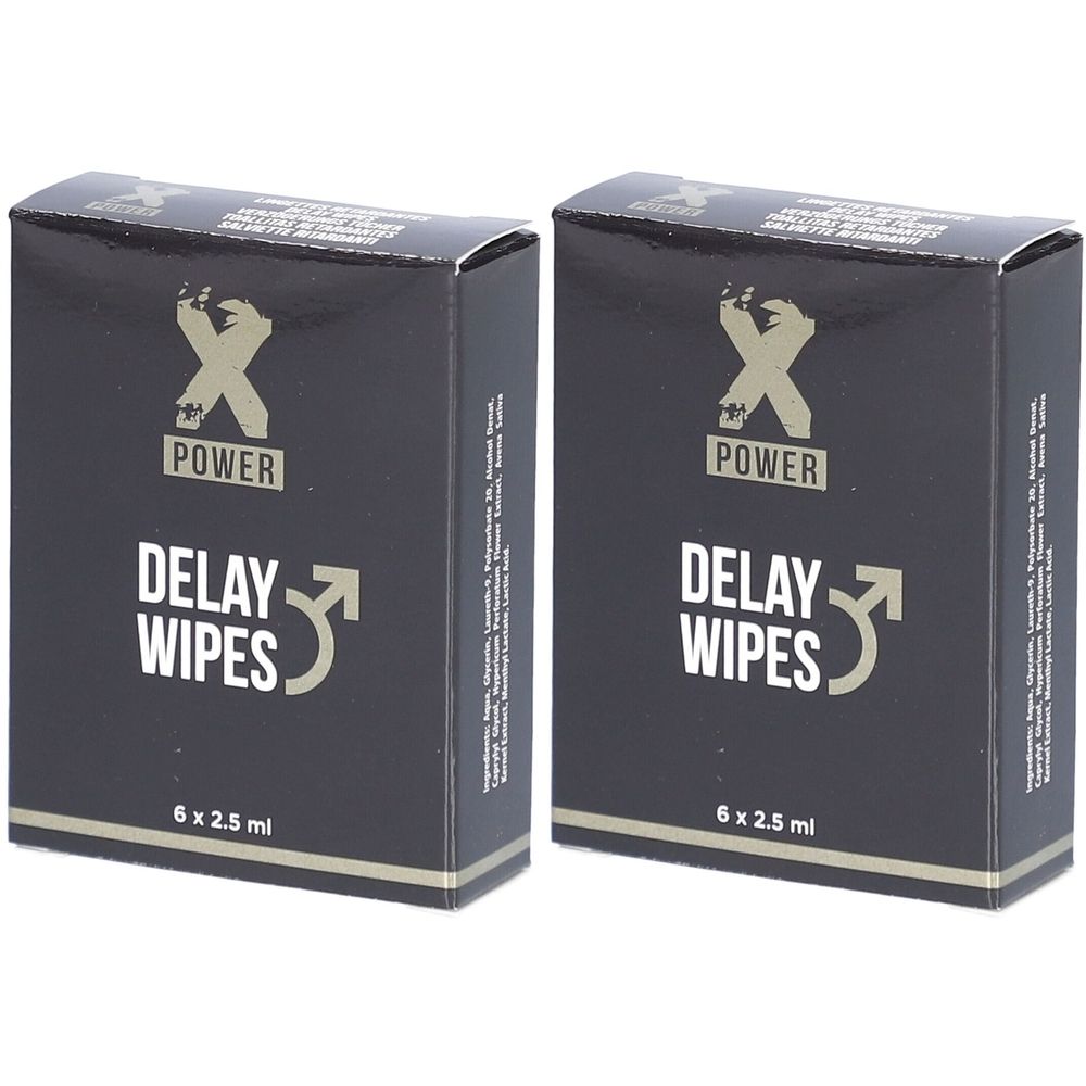 Delay wipes 6 Stück von Xpower