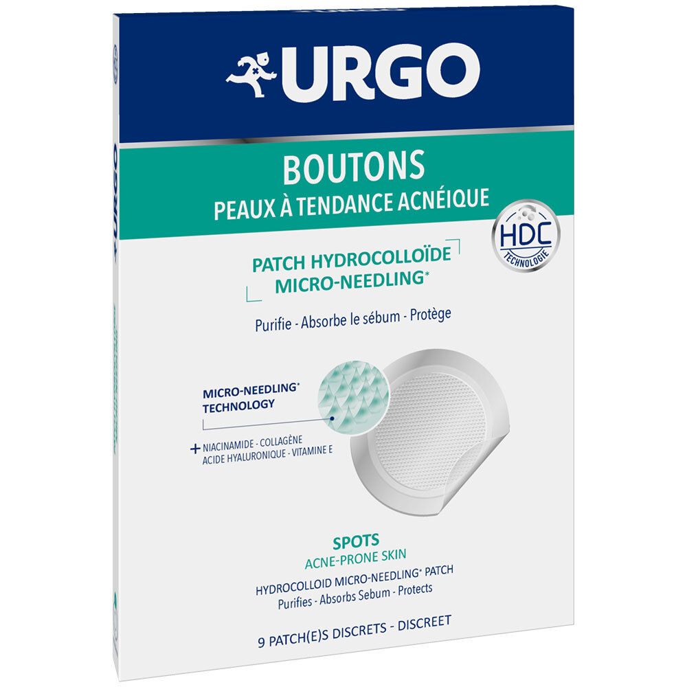 Urgo Hydrokolloid-Pflaster für die Mikronadelbehandlung