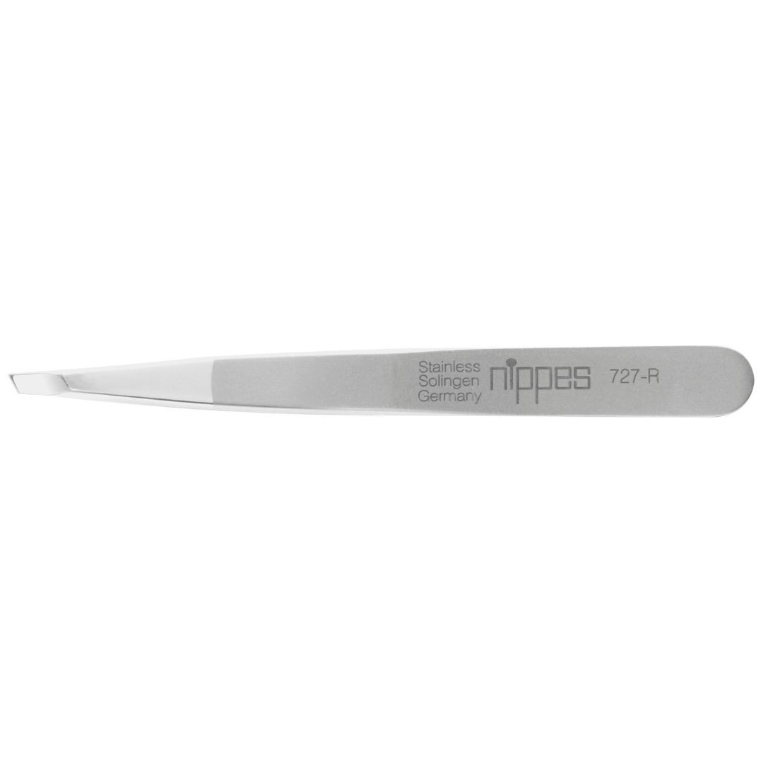 Nippes Pinzette rostfrei schräg Nr.727R